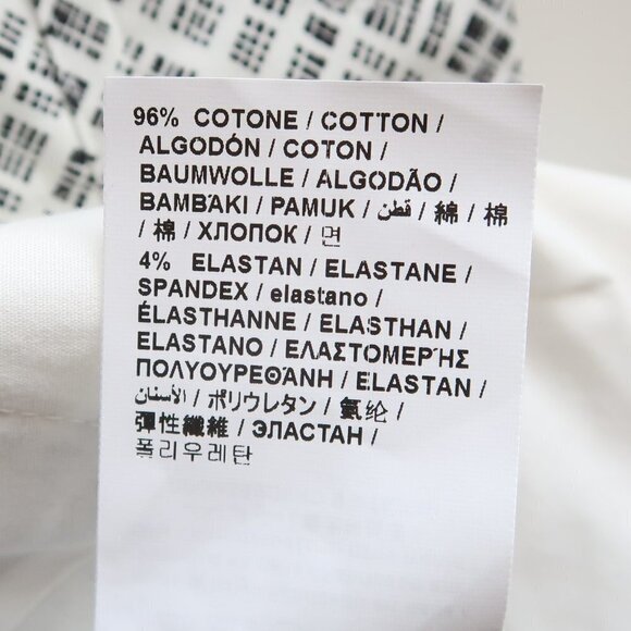 Piazza Sempione Black & White Micro Check Print Bermuda Shorts Size Medium / 6 - Picture 12 of 16